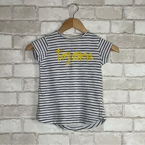 Zara Girls Striped Tee Size 6/7
